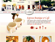 Tablet Screenshot of caffe-classico.com